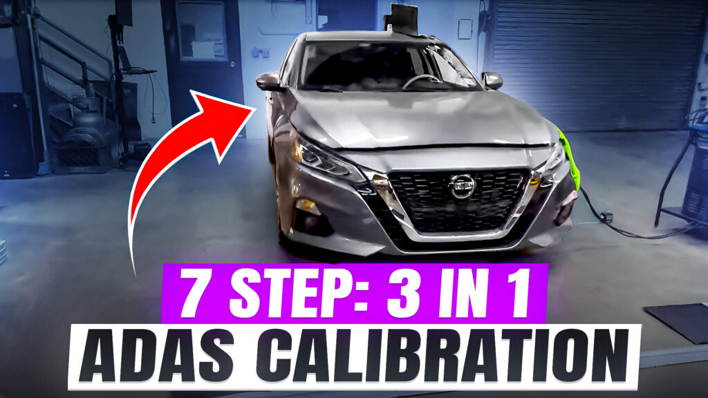 2018 Nissan Altima, 3 ADAS Calibrations Performed In One Sequence