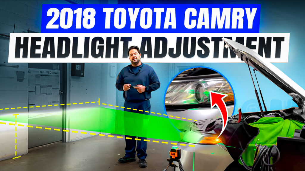 2018 Toyota Camry How To Perform Headlight Adjustment