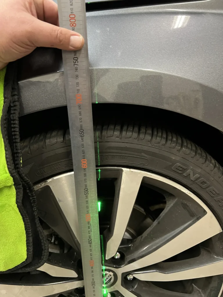 2020 Nissan Altima Measure Ride Height For ADAS Calibration