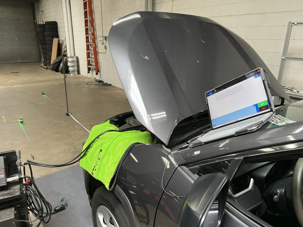 2020 Toyota Rav 4 Radar Calibration Setup