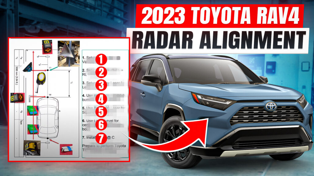 2023 Toyota Rav 4, How to perform ADAS Calibration, The 7 Step ADAS Foundation Video