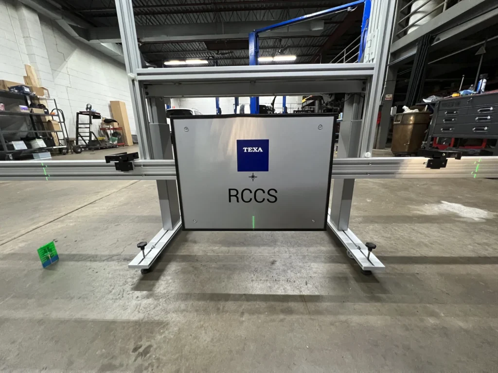 Texa RCCS 2 With Front Radar Calibration Plate Mounted 