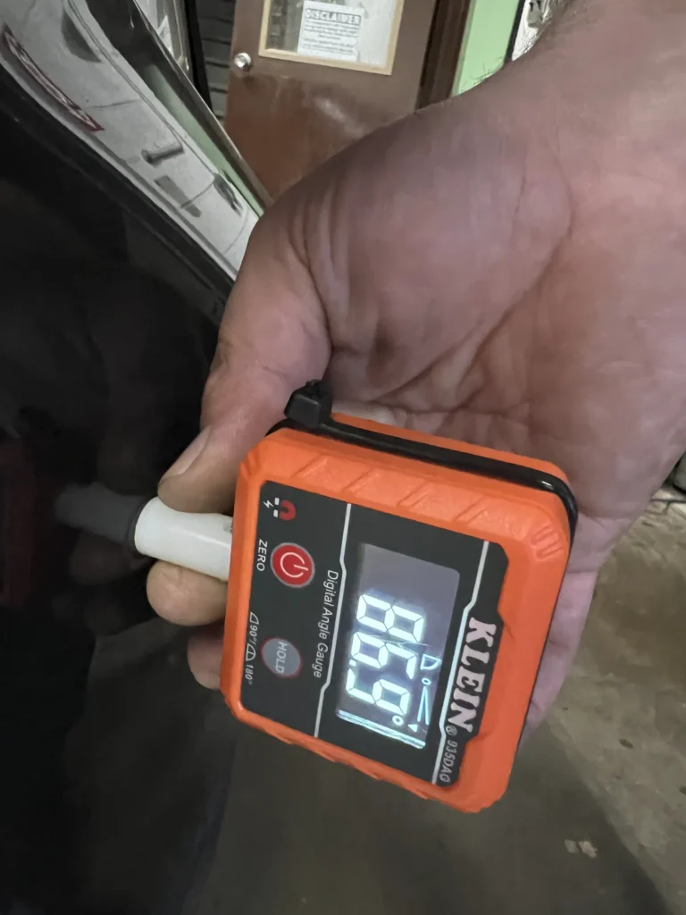 Lexus ADAS Parking Sensor Registration, Measuring Angle Value