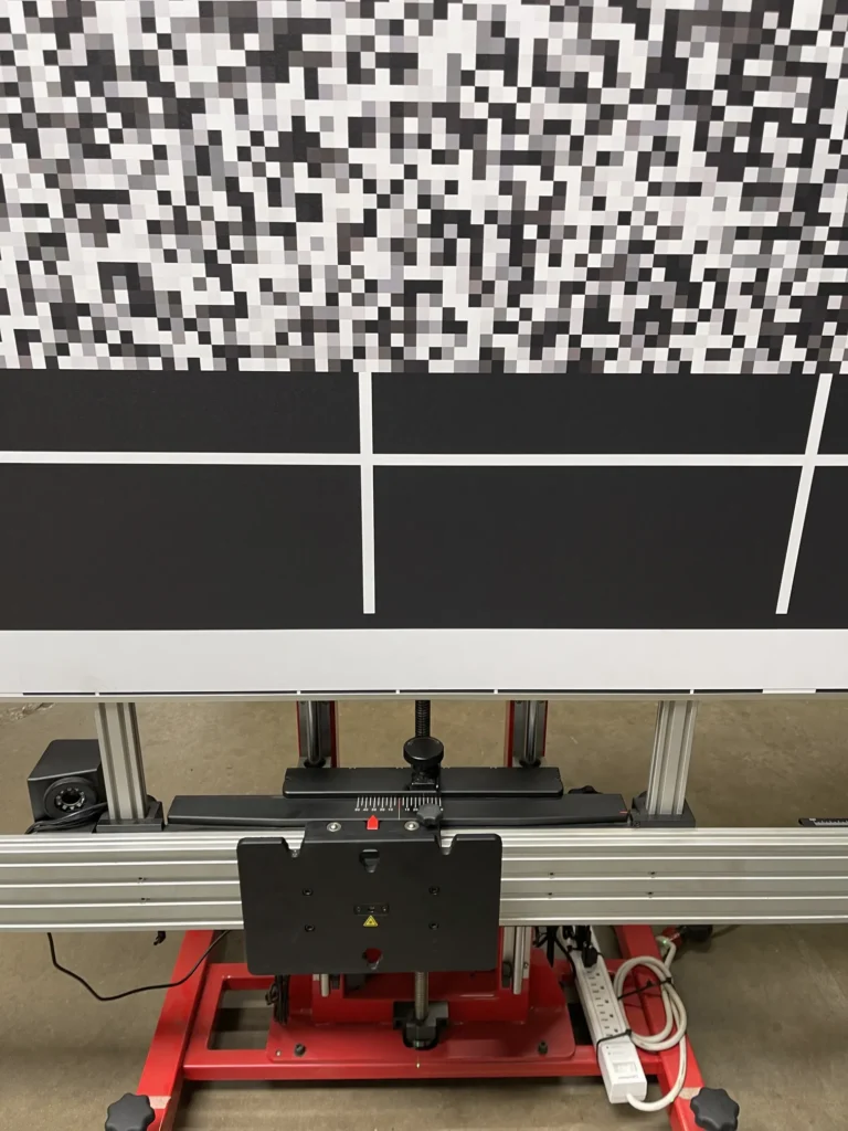 Autel ADAS Calibration Frame With Subaru Target Set Up