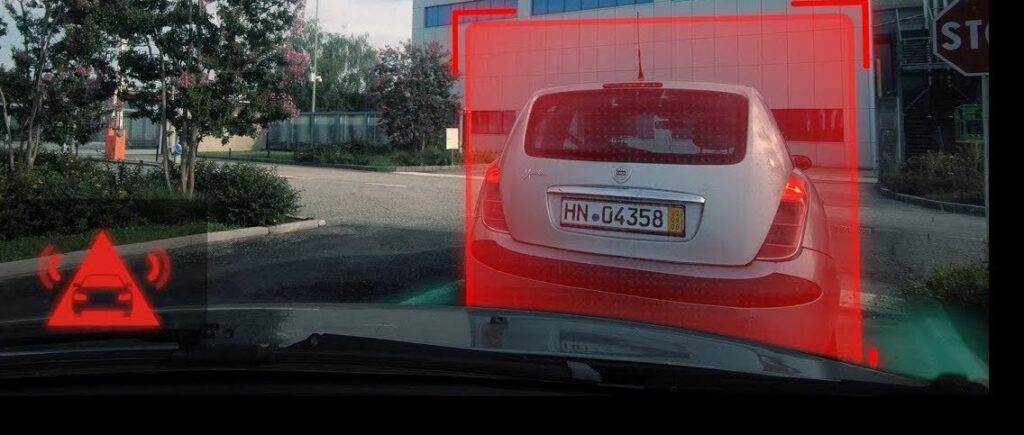 ADAS Warning On Head Up Display