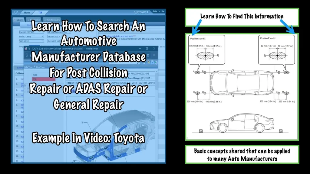 How To Find Service Data For ADAS Calibrations, For All OE's